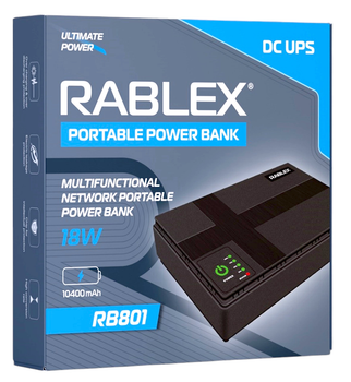 ИБП для роутера Rablex RB801 UPS, 18W (t9830)