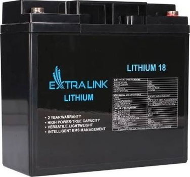 Аккумуляторная батарея EXTRALINK LiFePO4 18AH 12.8V BMS EX.30417 (5905090330417)