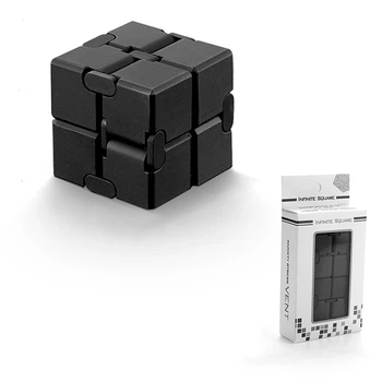 Кубик-антистресс Infinity Cube Чёрный