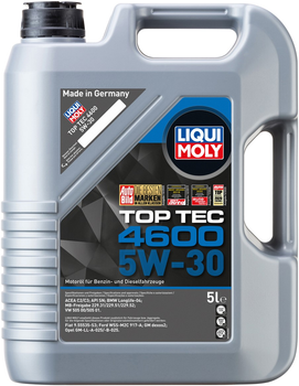 Моторное масло Liqui Moly Top Tec 4600 5W-30 5 л (2316)