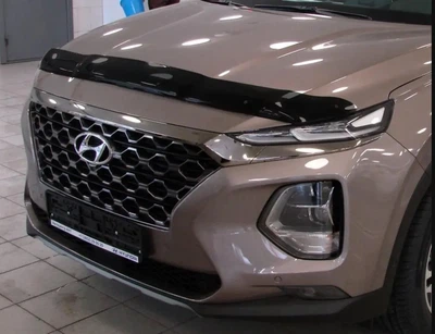 Дефлектор капота Hyundai Santa Fe 2018-2024 без логотипа EGR