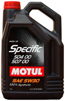 Моторное масло Motul Specific VW 504.00/507.00 5W-30 5 л (106375)