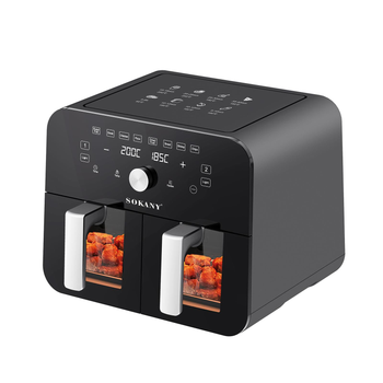 Аерофритюрка подвійна Sokany SK-10008 5л+5л 2400Вт