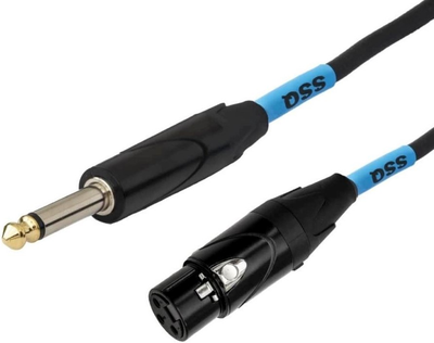 Кабель SSQ Jack mono - XLR F 7 м XZJM7 (5907688758986)