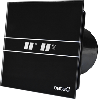 Вытяжной вентилятор CATA E-120 GTH BK 