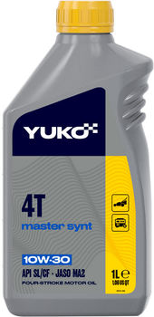 Моторна олива Yuko Master Synt 4T 10W-30 1 л (4820070240450)