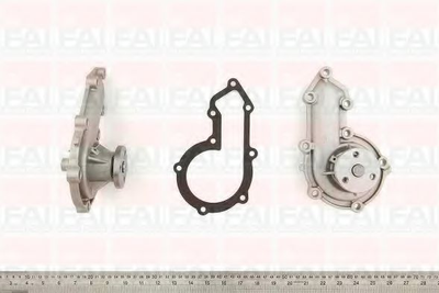 Помпа водяна FAI Auto Parts Land Rover Defender Cabrio (L316) 2.5 TDI 4x4 (L316) (11 L) 01/1995_11/1998 (WP6300)