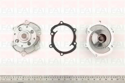 Помпа водяна FAI Auto Parts Alfa Romeo 159 (939_) 3.2 Jts Q4 (939axh1b, 939axg22) (939 A.000) 12/2005_11/2011 (WP6450)