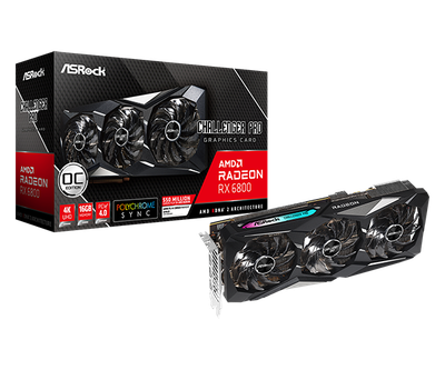 Відеокарта ASRock RX 6800 Challenger Pro 16G