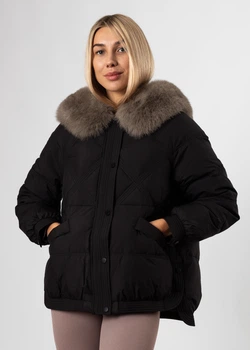 Пуховик Billissimo Чорний 3XL (К821)