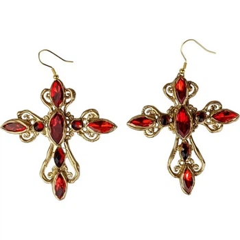 Сережки Santa Muerte Seta Decor 24-610GL-RD