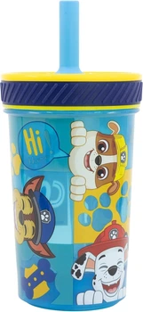 Стакан для дітей із силіконовою трубочкою Stor Paw Patrol 370 мл (74687)