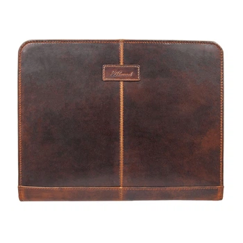 Кожаная папка для документов Ashwood A4 Noah Tan (Коричневый)