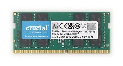 Оперативна пам'ять Crucial 3200 - купити в Києві: ціна, відгуки