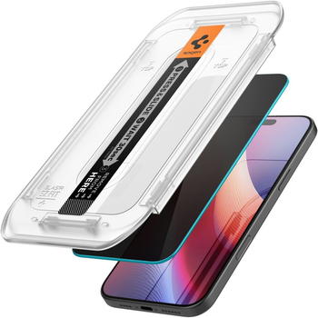 Szkło hartowane Spigen Glas.tR EZ Fit Privacy do Apple iPhone 16 Pro Max (2 pack) (8809971228527)