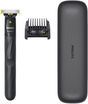 Набор Philips OneBlade Электростанок QP1424/65 с чехлом (8720689034470) 