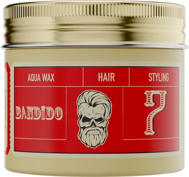 Воск для укладки волос на водной основе сильной фиксации Aqua Wax 7 Strong Red Bandido, 125 мл