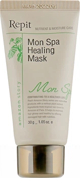 Маска лечебная для всех типов волос Cure Healing Mask Amazon Story MonSpa Repit, 30 г