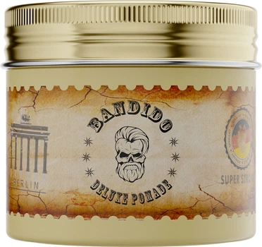 Помада для укладання волосся сильної фіксації Deluxe Pomade Bandido, 125 мл