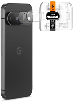 Szkło hartowane Spigen Glas.tR EZ-Fit Optik na aparat Google Pixel 9 (2-pack) (8809971233118)