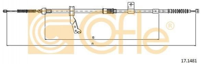 Трос ручника COFLE 171481 Toyota Avensis 4642020570, 4642005030