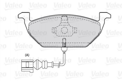 Тормозные колодки Valeo 301332 Volkswagen Polo, Golf, Bora; Skoda Fabia, Rapid, Roomster, Octavia; Seat Ibiza, Cordoba, Toledo, Leon; Audi A3, A1 1J0698151, 1J0698151A, 1J0698151B