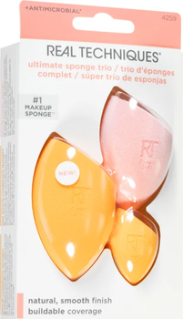 Zestaw gąbek do makijażu Real Techniques Ultimate Sponge Trio 3 szt (79625042597)