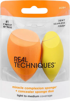 Набір спонжів для макіяжу Real Techniques Miracle Complexion Sponge Duo 2 шт (79625439403)