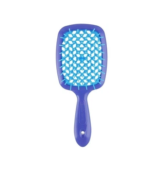 Расческа для волос JANEKE SUPERBRUSH синяя с голубым
