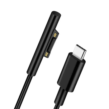 Кабель питания Type-c Surface 200 см 15V PD кабель зарядный для microsoft Surface Pro 6 5 4 3 Surface Book 2 1 (776721)