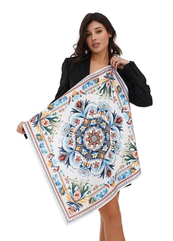 Дизайнерська велика хустка "Казковий орнамент" My Scarf
