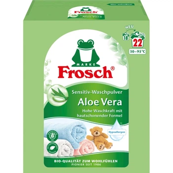 Пральний порошок Frosch Колор Алое вера 1450 г