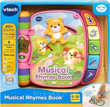 Інтерактивна іграшка VTech розвиваюча музична книга