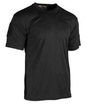 Футболка Mil-Tec швидкосохнуча L Quick Dry T-shirt Black (11081002-904-L)