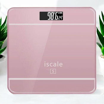 Напольные электронные iScale до 180 кг Розоввый