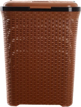 Кошик для білизни Violet House 0726 Роттанг 55 л Beige (0726 Роттанг BEIGE с/к 55 л)