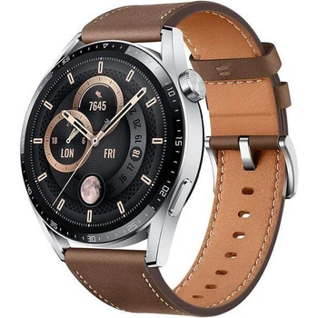 Смарт-годинник Huawei Watch GT3 46mm Brown Leather Strap (55028448)