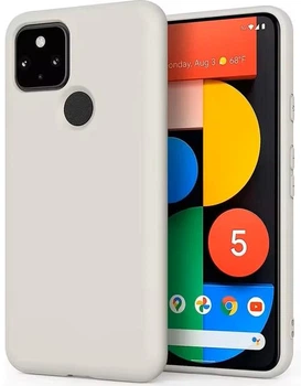 Чохол AeronCase з мікрофіброю для Google Pixel 5 Теплий Білий