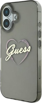 Панель Guess Hardcase IML Heart для Apple iPhone 16 Black (GUHCP16SHCHGSPK)