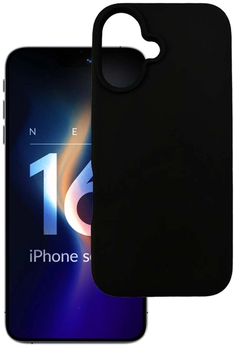 Etui 3mk Silicone Case do Apple iPhone 16 Plus Black (5903108586627)