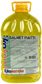 Концентрований засіб Ekokemika Clean Line Salnet Piatti Lemon для ручного миття посуду 5 л (4820166570379)