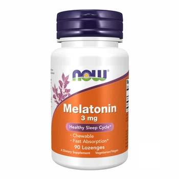 Melatonin 3mg - 90 lozenges мелатонін 3 мг у льодяниках для зручного прийому, засинання та спокійного вечора