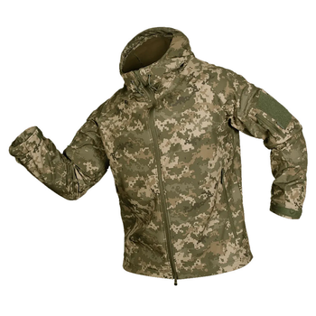 Демісезонна куртка Camotec Stalker SoftShell піксель розмір S