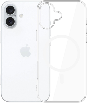 Etui 3MK Clear MagCase do Apple iPhone 16 Transparent (5903108587082)