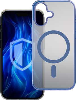 Панель 3MK Frosty MagCase для Apple iPhone 16 Blue (5903108596381)