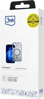 Панель 3MK Frosty MagCase для Apple iPhone 16 Blue (5903108596381)