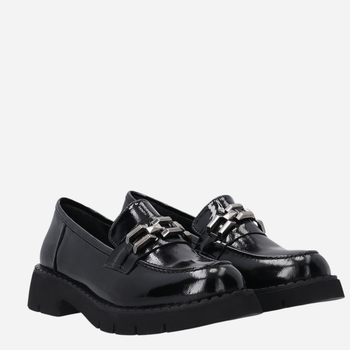 Loafersy damskie skórzane