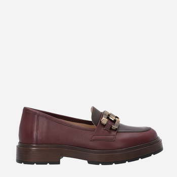 Loafersy damskie skórzane