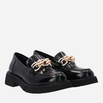 Loafersy damskie skórzane