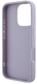 Etui Guess Hardcase Quiled Metal Logo do Apple iPhone 16 Light Purple (GUHCP16SPSQSQSU)